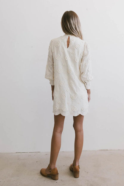 Evie Textured Floral Mini Dress - FINAL SALE