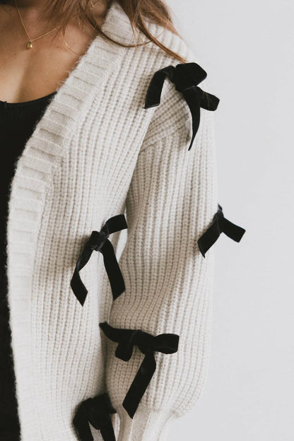 Ellery Bow Cardigan - FINAL SALE