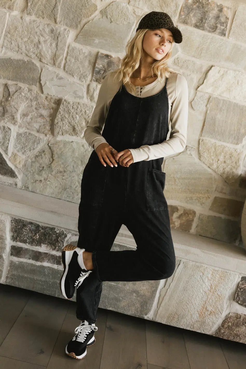 Bram Overalls in Black - FINAL SALE