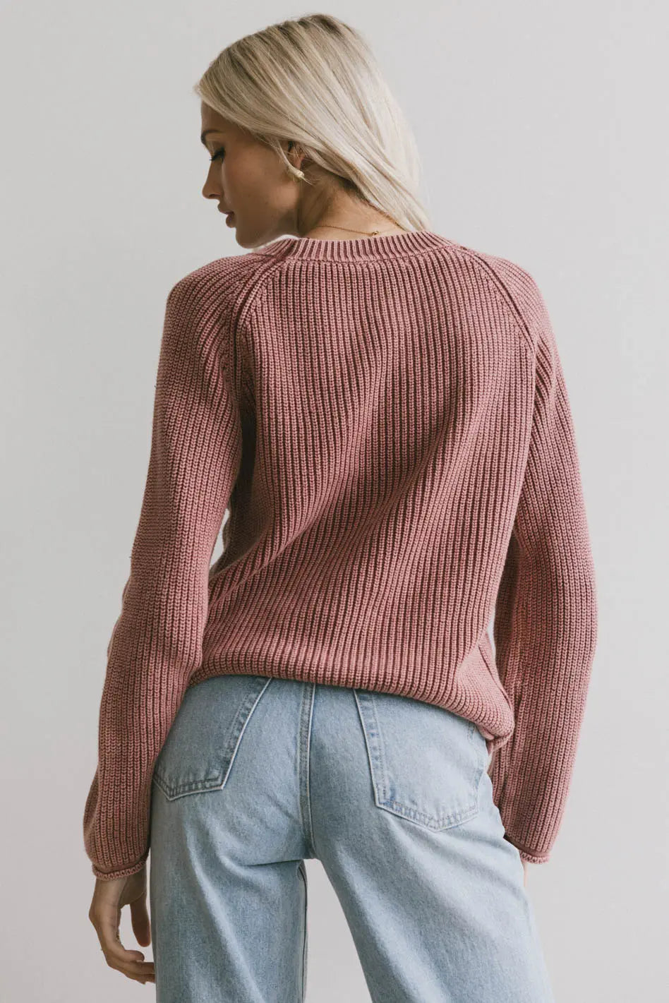 Aveline Knit Sweater in Red - FINAL SALE