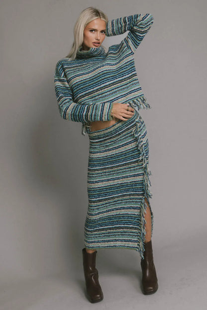 Amelia Striped Knit Sweater - FINAL SALE