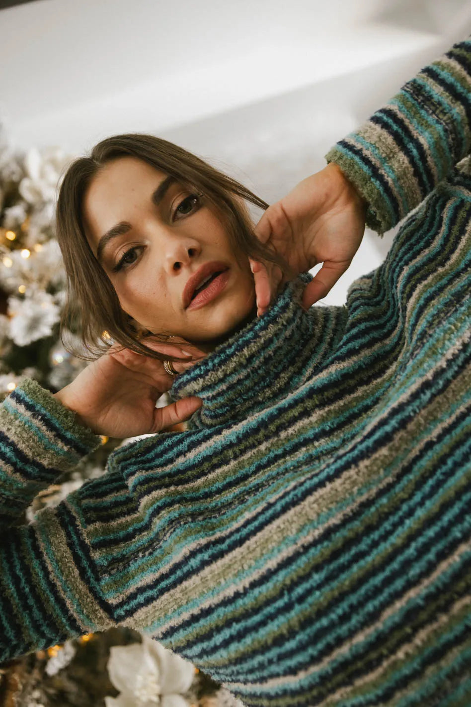 Amelia Striped Knit Sweater - FINAL SALE