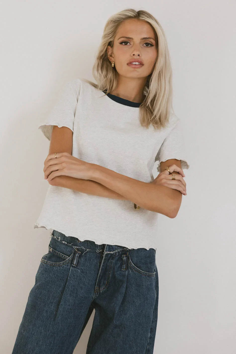 Florence Lettuce Edge Tee - FINAL SALE