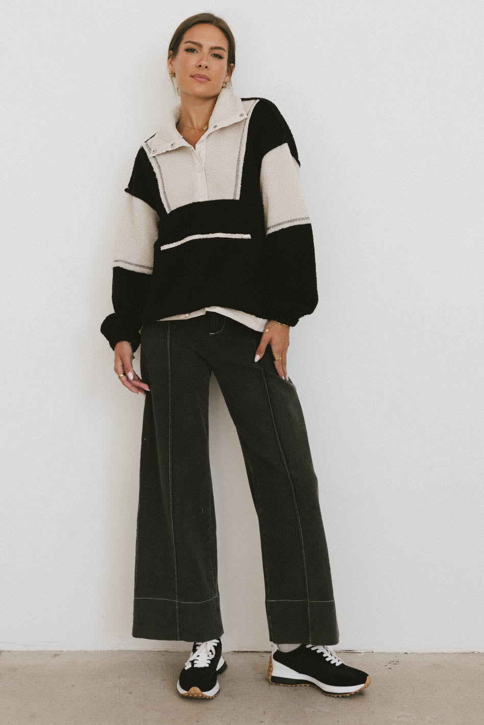 Emmaline Wide Leg Jeans in Black - FINAL SALE