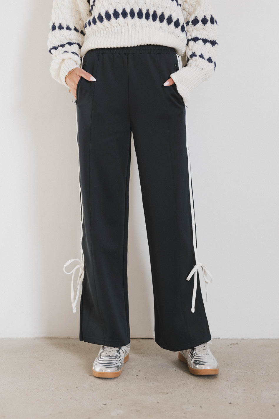 Astrid Track Pants in Navy - FINAL SALE