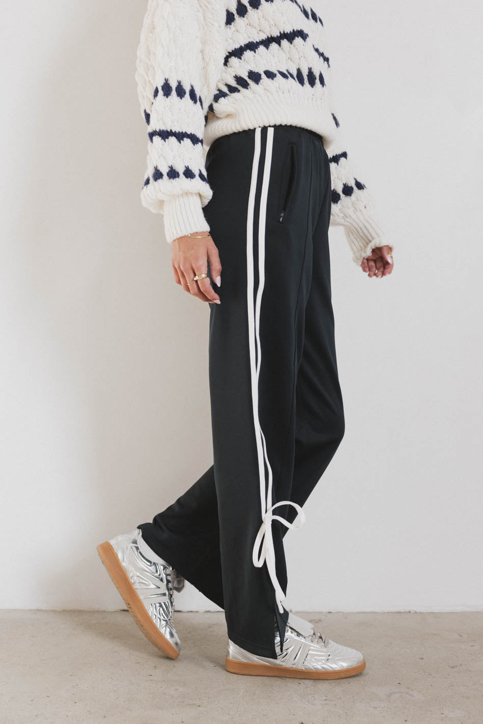 Astrid Track Pants in Navy - FINAL SALE