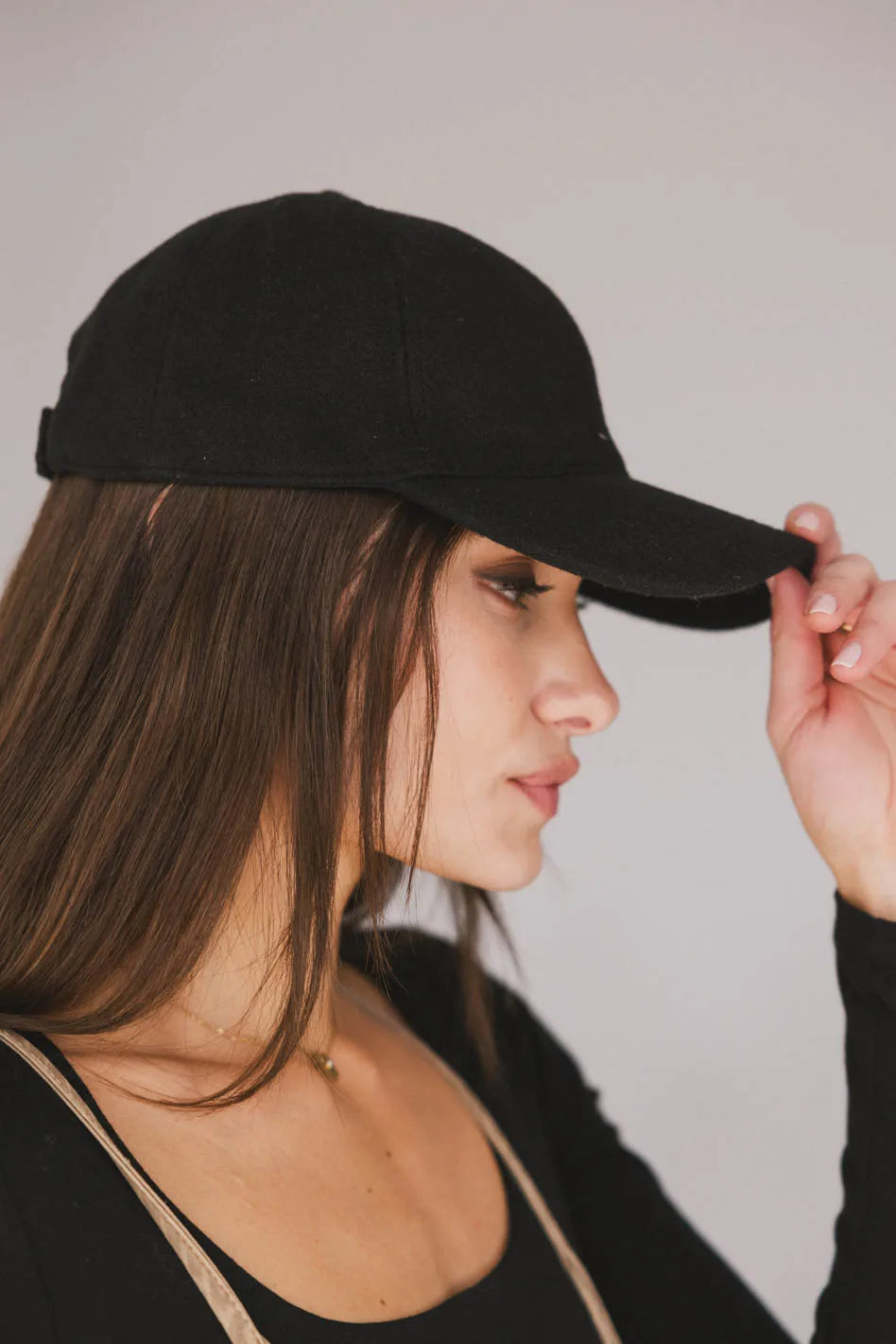 Basic Baseball Cap in Black - FINAL SALE