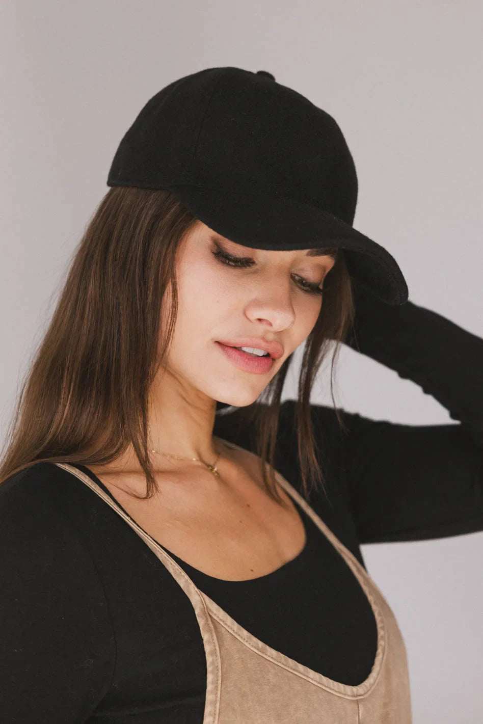 Basic Baseball Cap in Black - FINAL SALE