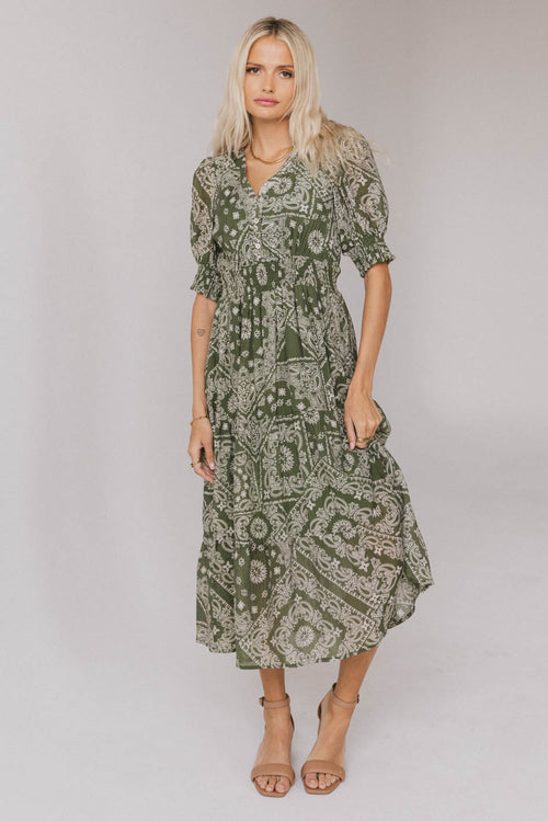 Dia Paisley Midi Dress - FINAL SALE