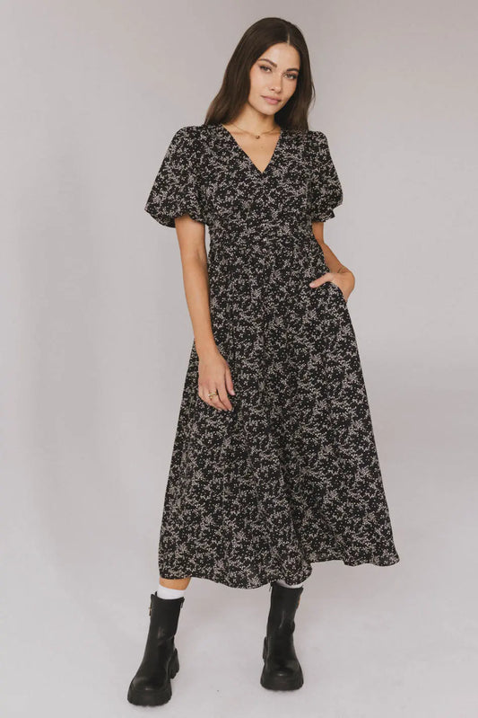 Elladine Floral Midi Dress - FINAL SALE