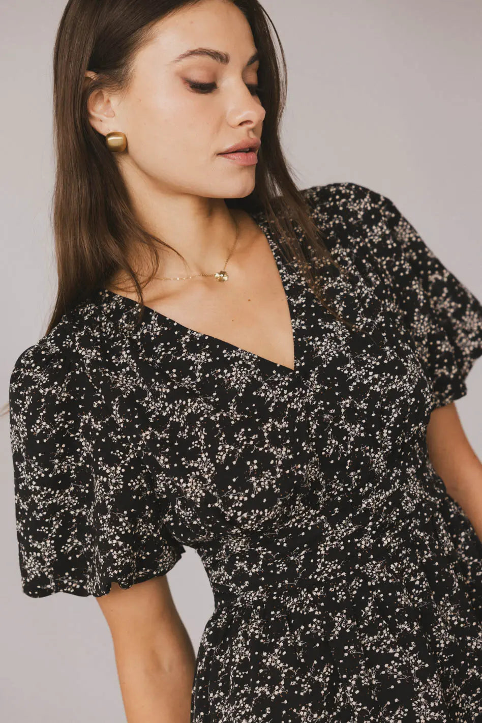 Elladine Floral Midi Dress - FINAL SALE