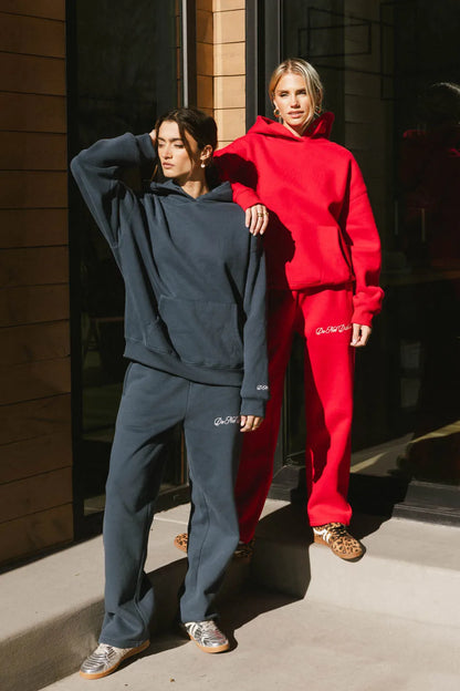 Do Not Disturb Sweatshirt in Navy - FINAL SALE
