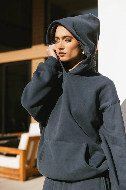Do Not Disturb Sweatshirt in Navy - FINAL SALE