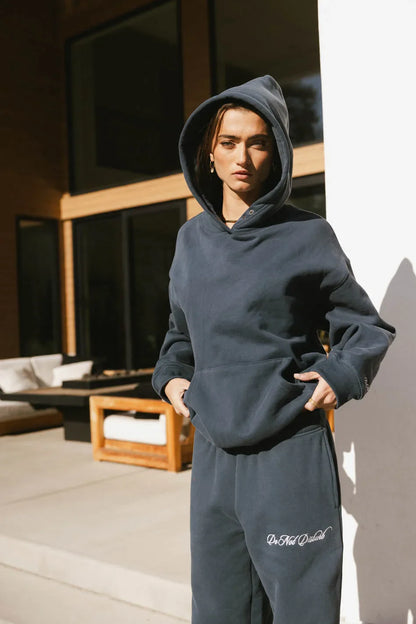 Do Not Disturb Sweatshirt in Navy - FINAL SALE