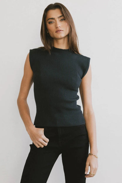 Aira Sweater in Teal - FINAL SALE