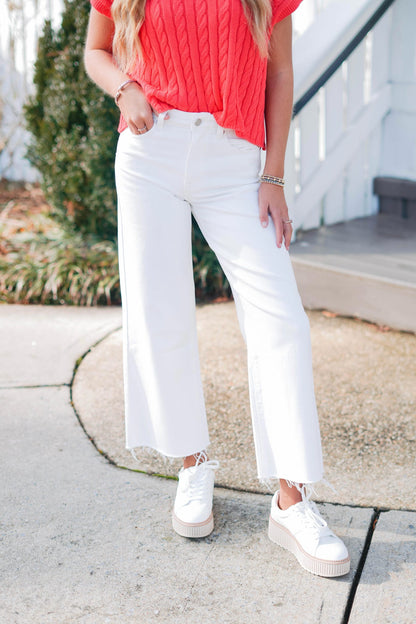 Just Black Slim Wide Leg Jeans