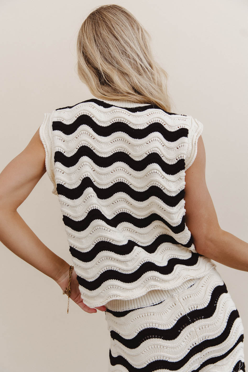 Elenor Knit Top in Black - FINAL SALE