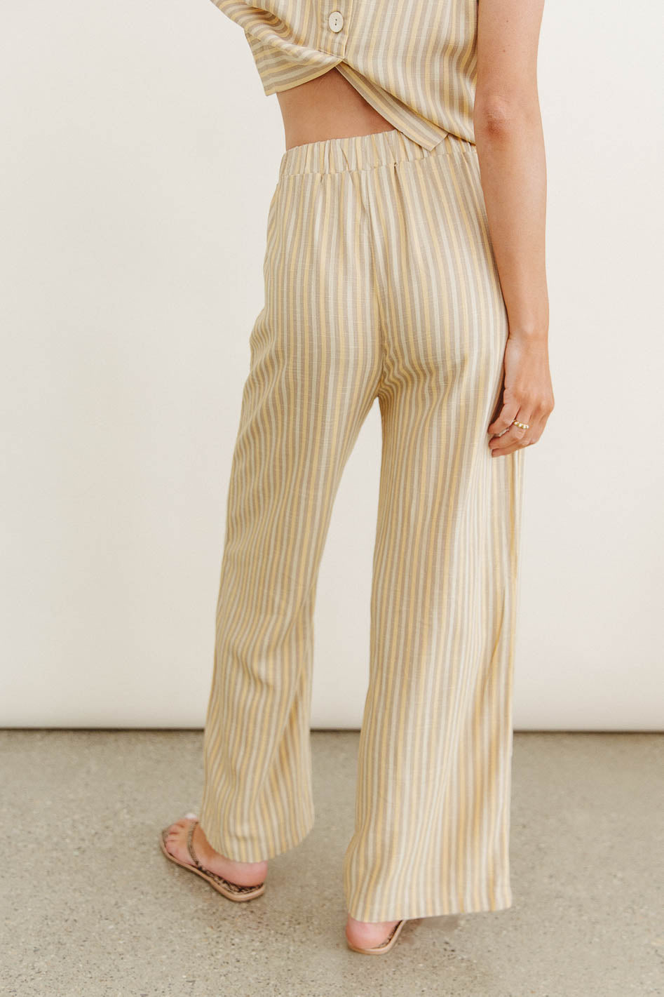 Alix Striped Wide Leg Pants - FINAL SALE