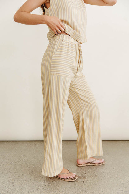 Alix Striped Wide Leg Pants - FINAL SALE