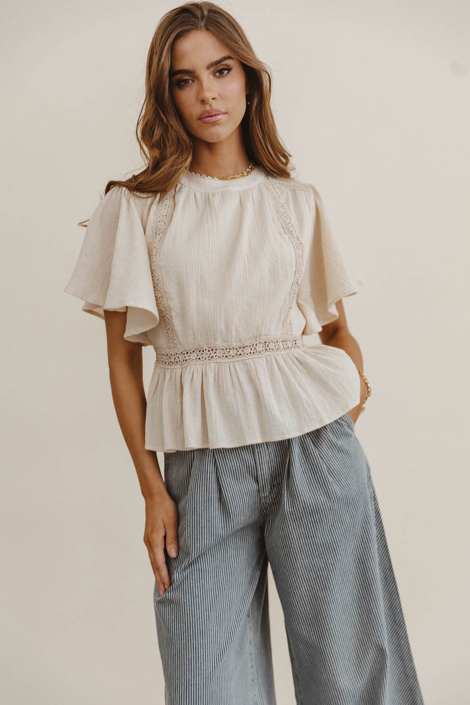 Gwen Textured Blouse - FINAL SALE