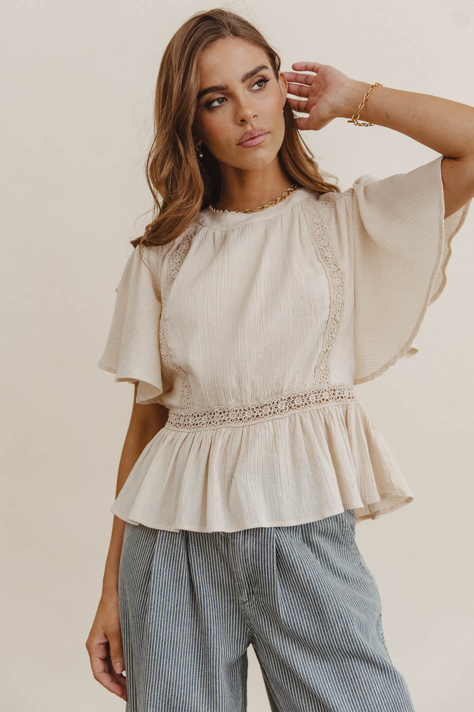 Gwen Textured Blouse - FINAL SALE