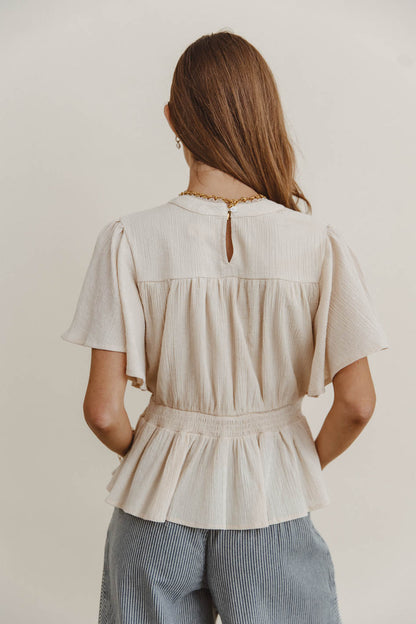 Gwen Textured Blouse - FINAL SALE