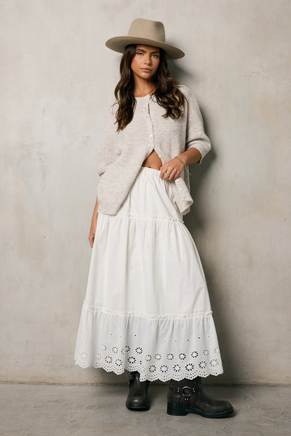 Bay Side Tiered Midi Skirt - FINAL SALE
