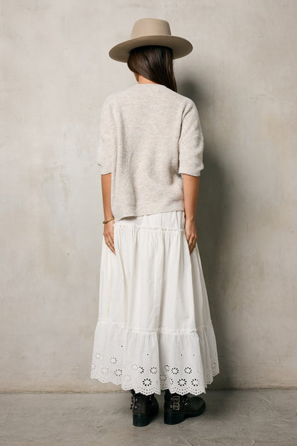 Bay Side Tiered Midi Skirt - FINAL SALE