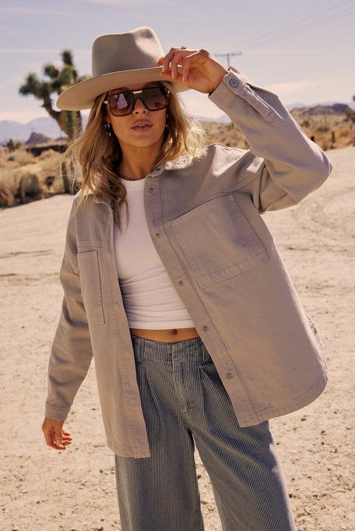 Imani Oversized Denim Jacket - FINAL SALE