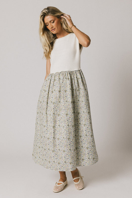 Celeste Floral Sweater Dress - FINAL SALE