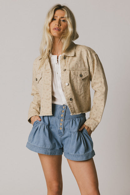 Dakota Floral Denim Jacket - FINAL SALE