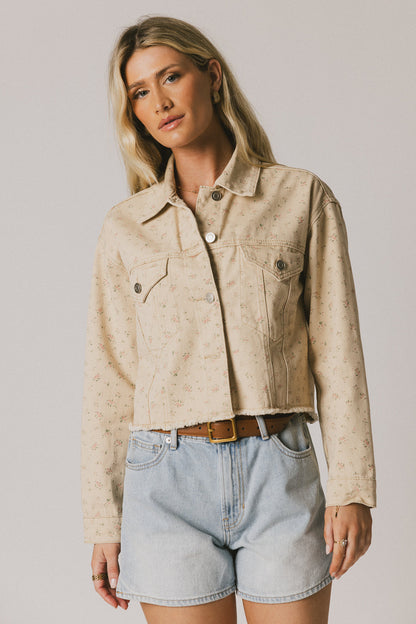 Dakota Floral Denim Jacket - FINAL SALE