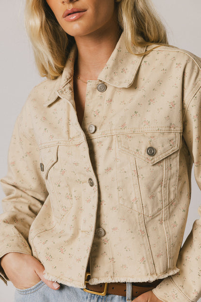 Dakota Floral Denim Jacket - FINAL SALE