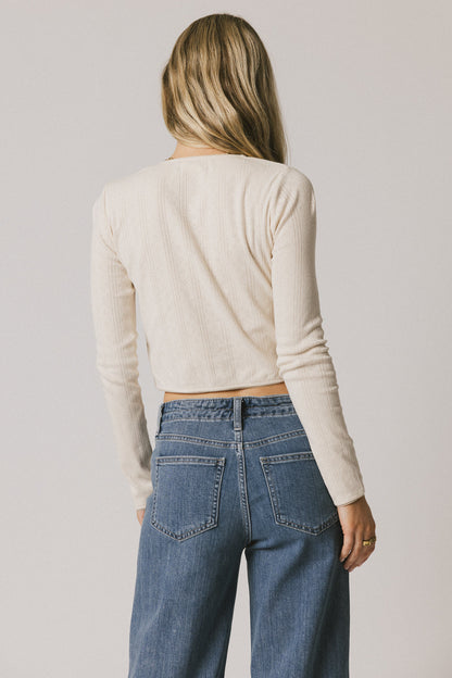 Berlin Knit Cardigan in Ivory - FINAL SALE