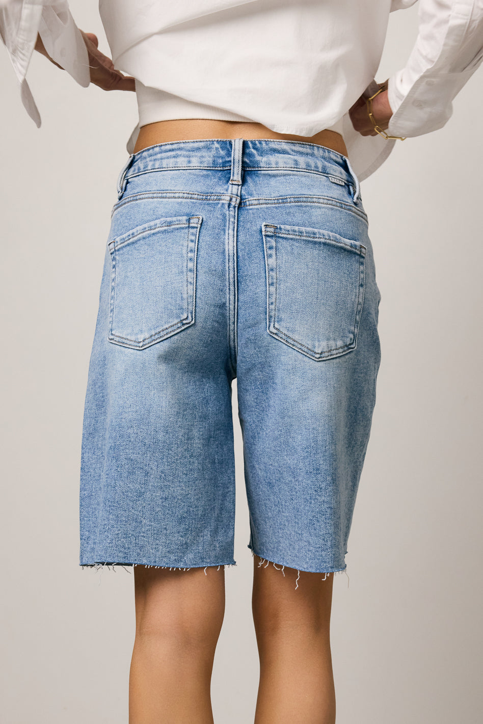 Alina Mid Rise Bermuda Shorts - FINAL SALE