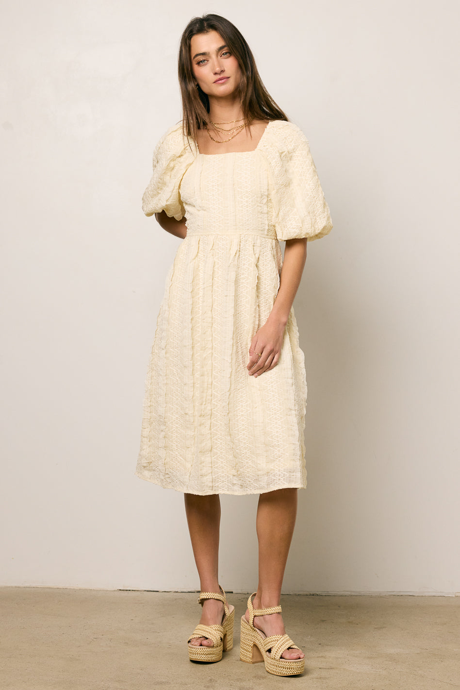 Gillie Textured Mini Dress - FINAL SALE