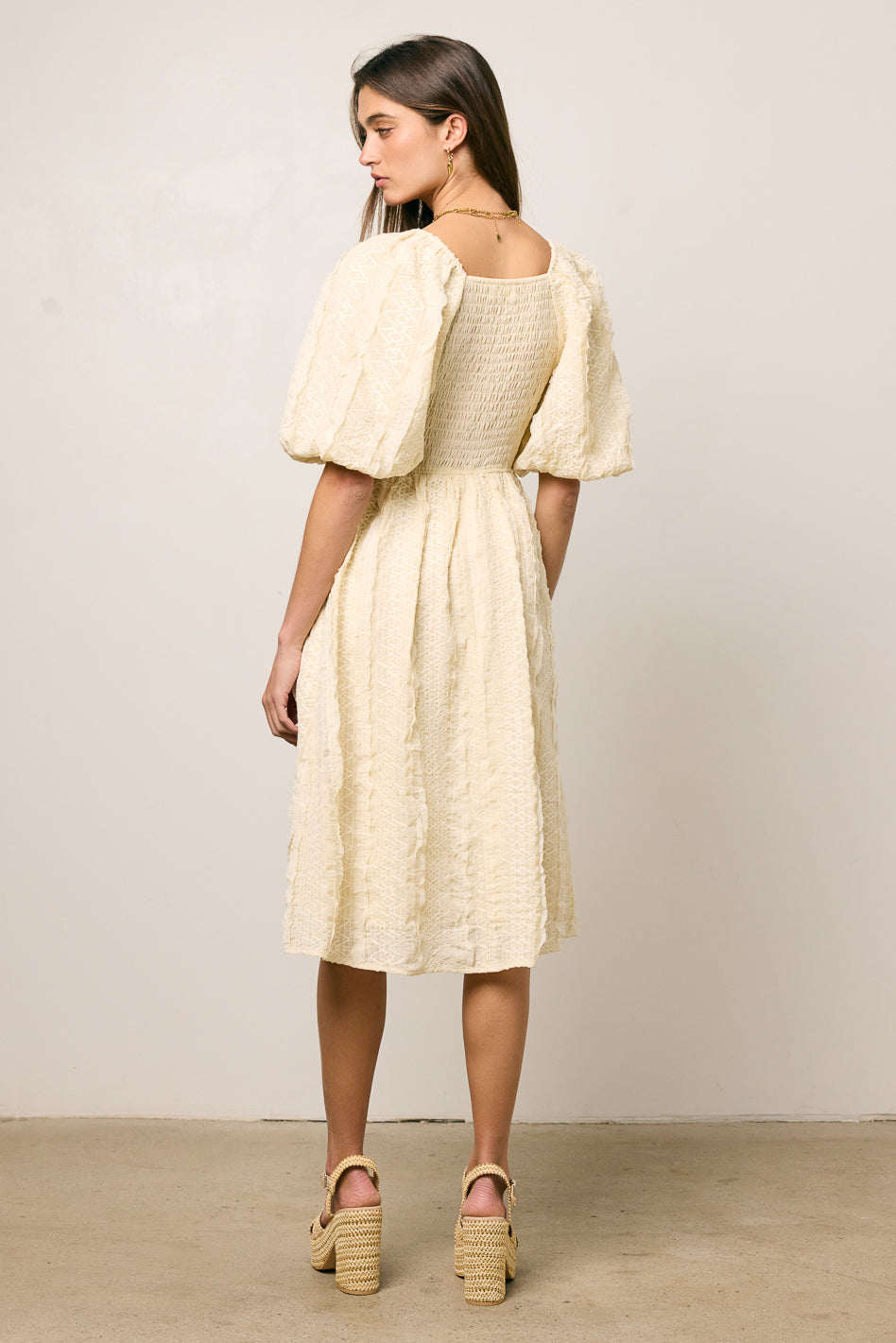 Gillie Textured Mini Dress - FINAL SALE