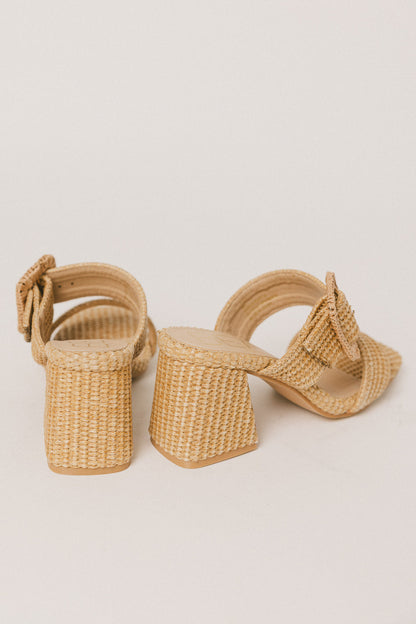 Corey Raffia Heel - FINAL SALE