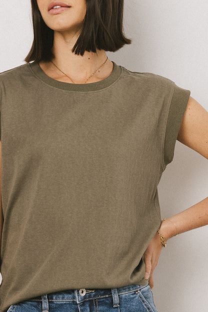 Arlo Top in Olive - FINAL SALE