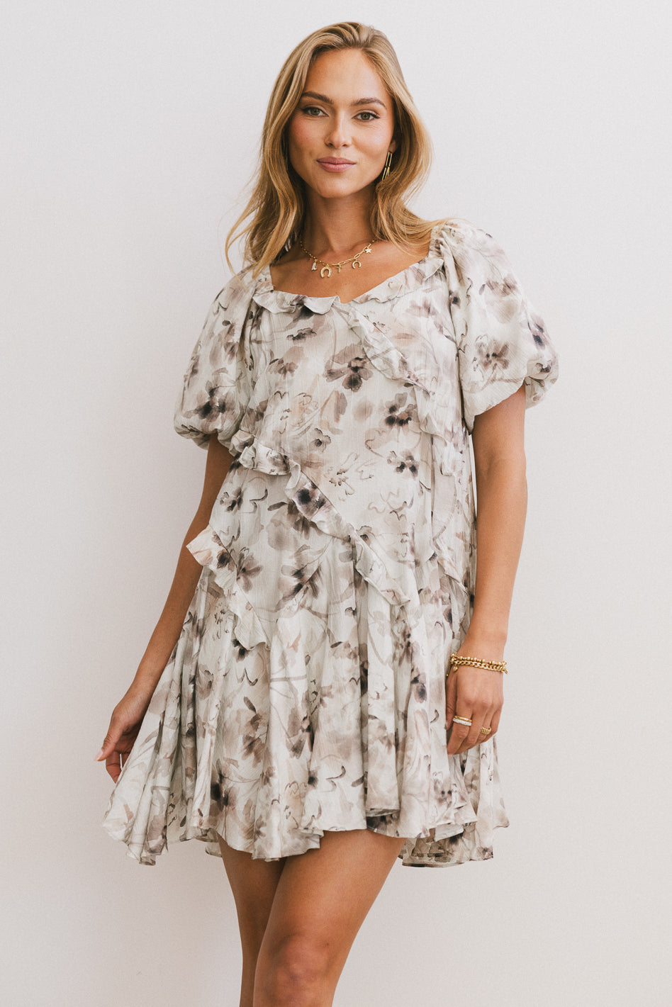 Florence Ruffled Mini Dress - FINAL SALE
