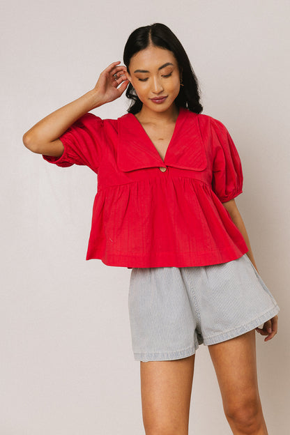 Asha Collared Blouse