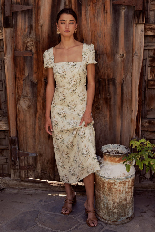 Ayden Floral Midi Dress - FINAL SALE
