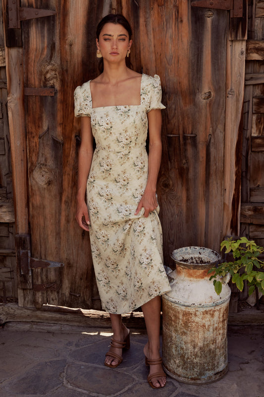 Ayden Floral Midi Dress - FINAL SALE