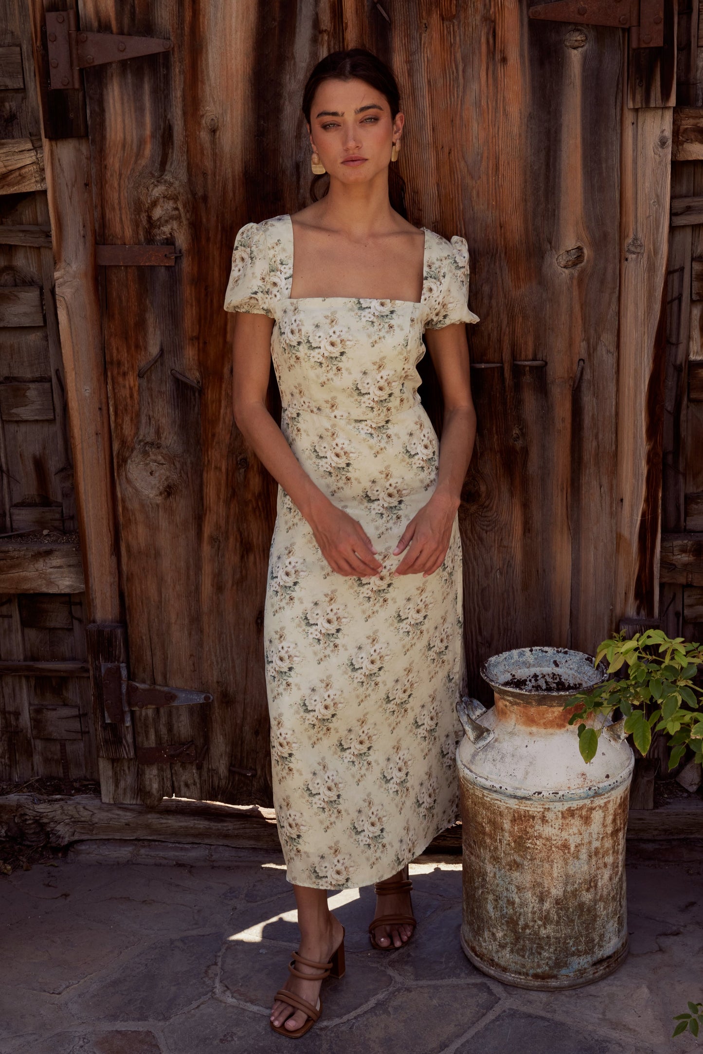 Ayden Floral Midi Dress - FINAL SALE