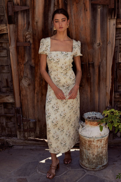 Ayden Floral Midi Dress - FINAL SALE