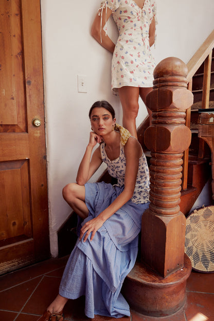 Apollo Knit Tank Top in Cream - FINAL SALE
