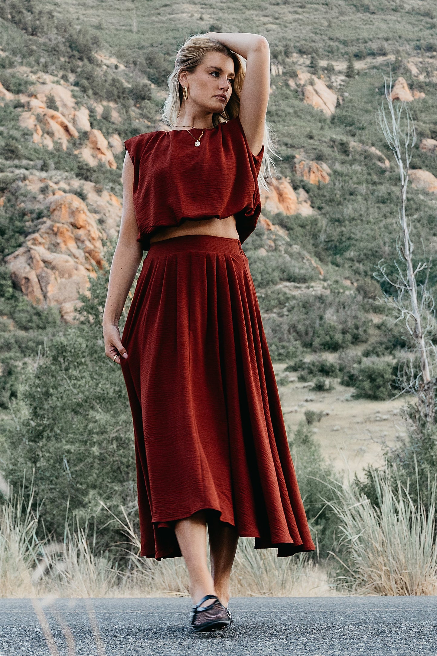 Dani Bubble Blouse - FINAL SALE