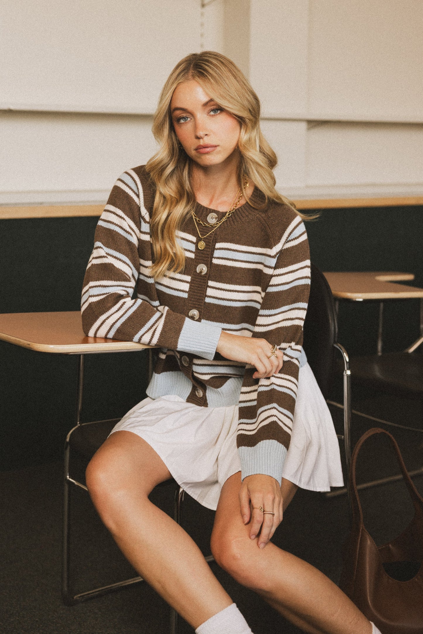 Bennie Striped Cardigan - FINAL SALE