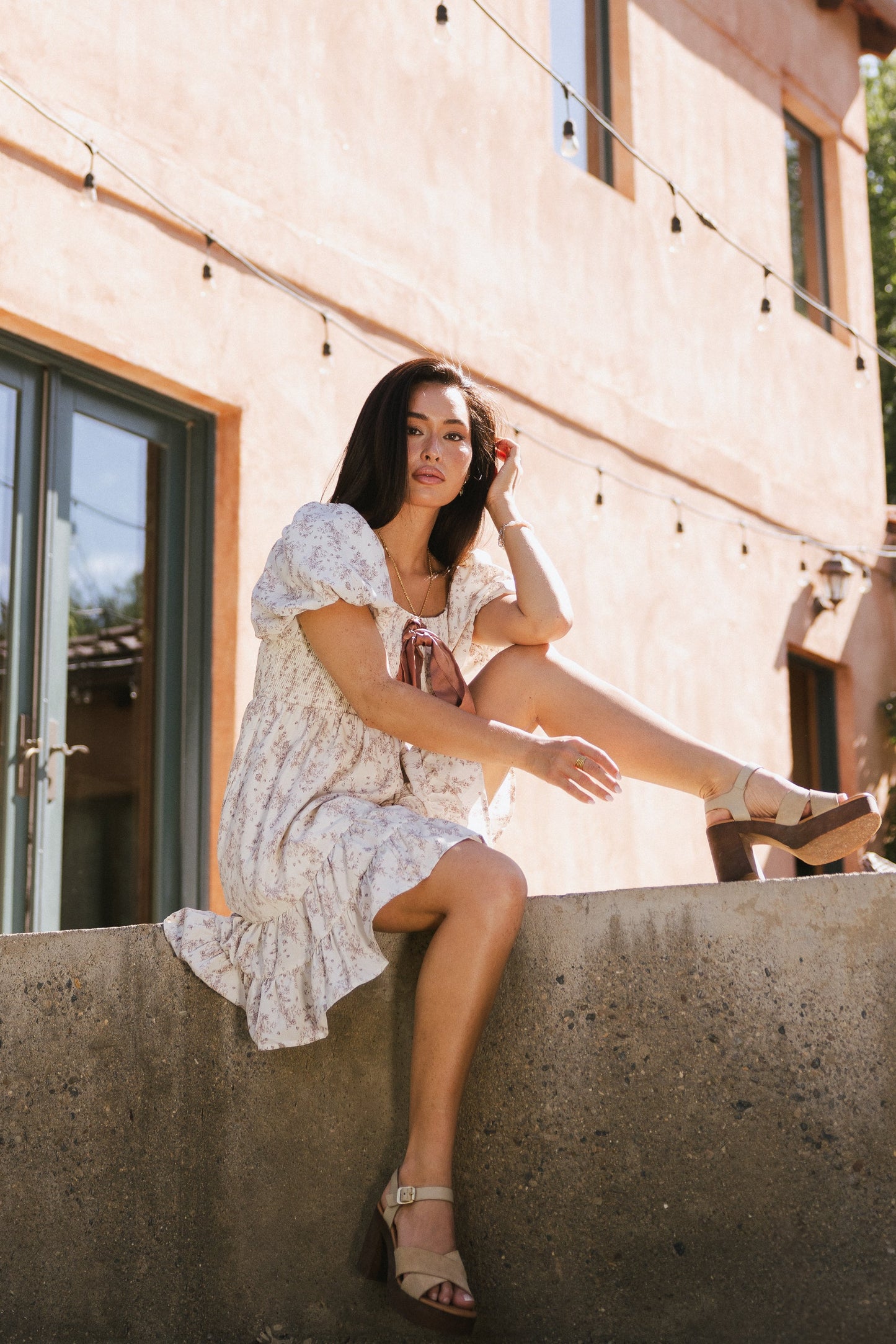 Ari Smocked Mini Dress - FINAL SALE