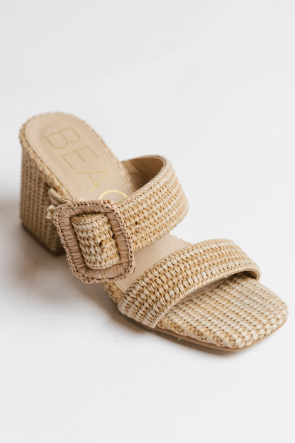 Corey Raffia Heel - FINAL SALE